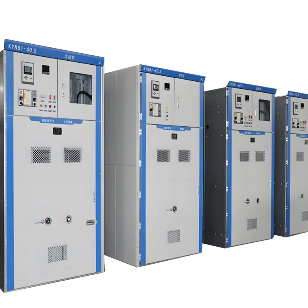 Kyn61 Indoor Armoured Withdrawable AC Metal Enclosed Mv Medium High Voltage Gas Insulated Distribution Panel Modular Electrical Switchgear