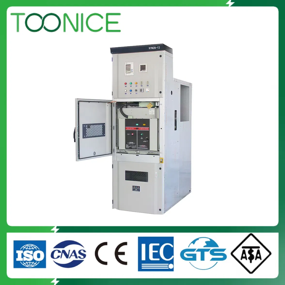 Toonice 12kv 24kv High Medium Voltage Armored Removable Withdrawout Metal Clad Kyn28 Metal Enclosed Switchgear with Circuit Breaker Vcb