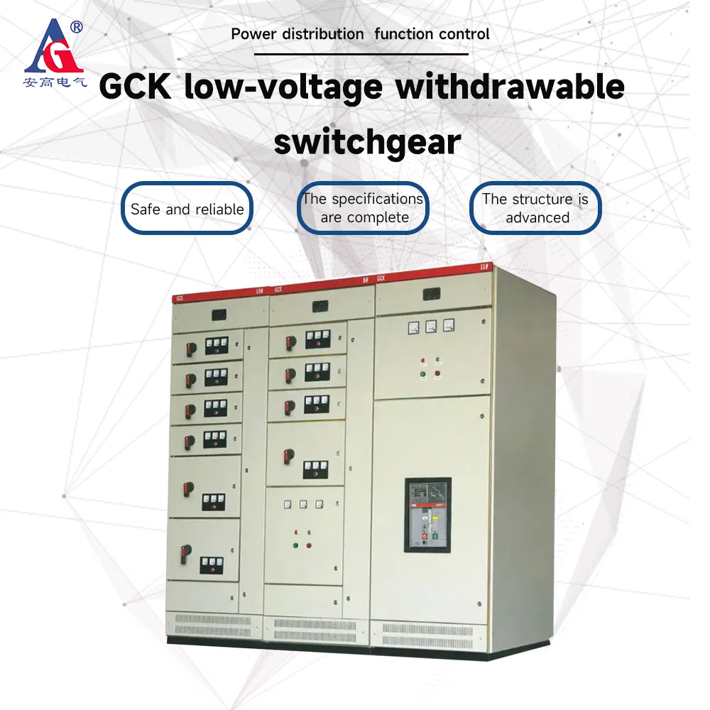 Gck Low Voltage Withdrawable Electrical Switchgear for Indoor Power Supply Power Distribution Equipment Switch Cabinet Circuit Breaker Switchboard Gas Insulated