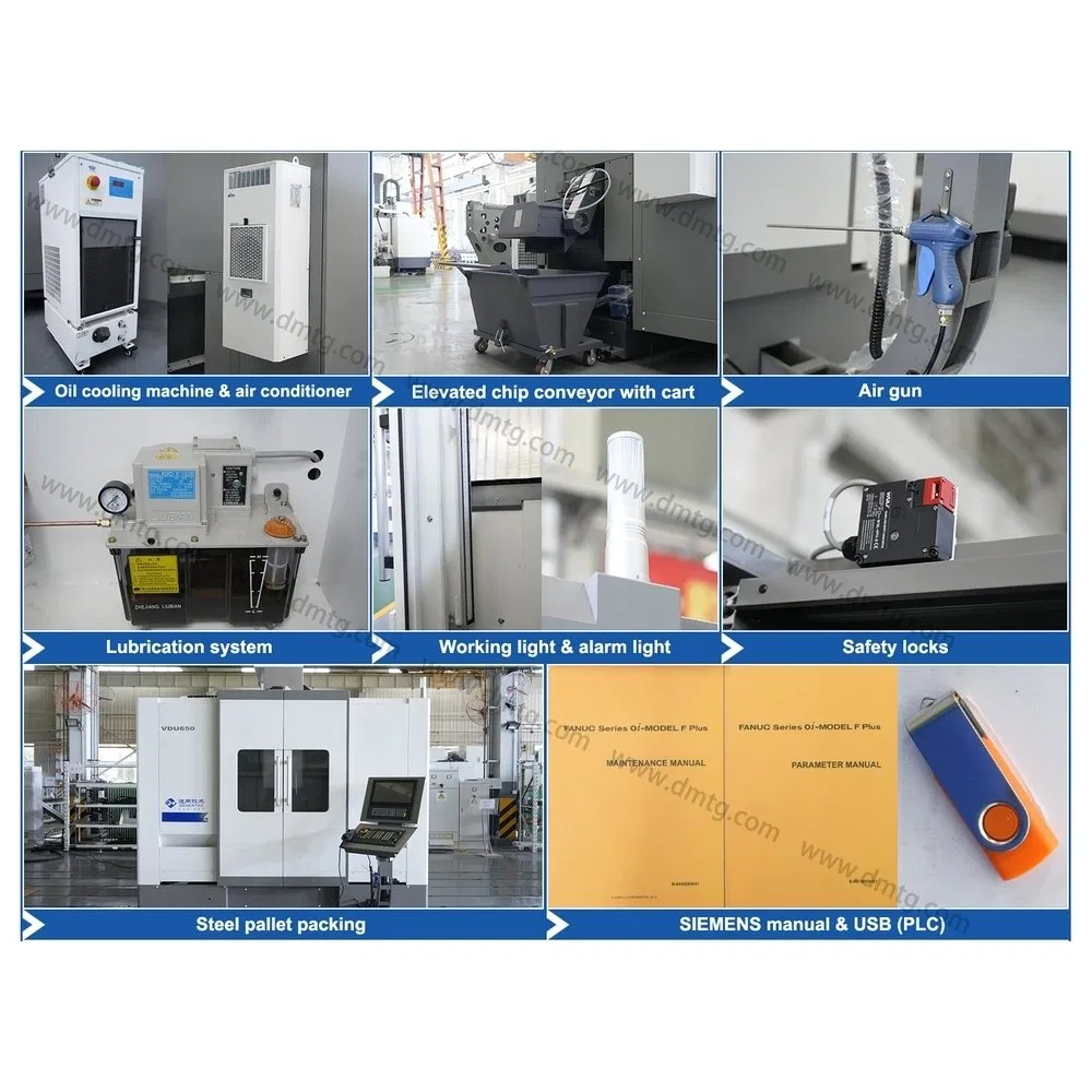 Dmtg Linear Motor Drive Vdu650 Precision 5 Axis Metal Vertical Machining Center