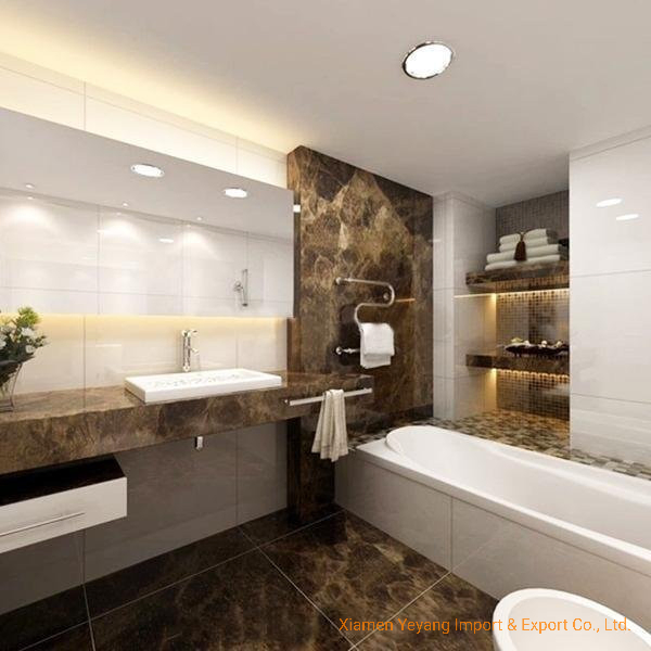 Natural Dark Brown Emperador Marble for Hotel Project