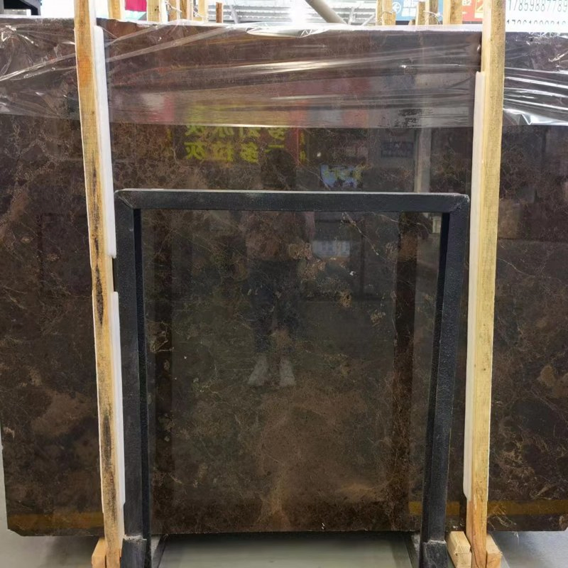 Spain Rich Brown Dark Emperador Marble for Countertop Floor Wall Slab Installation