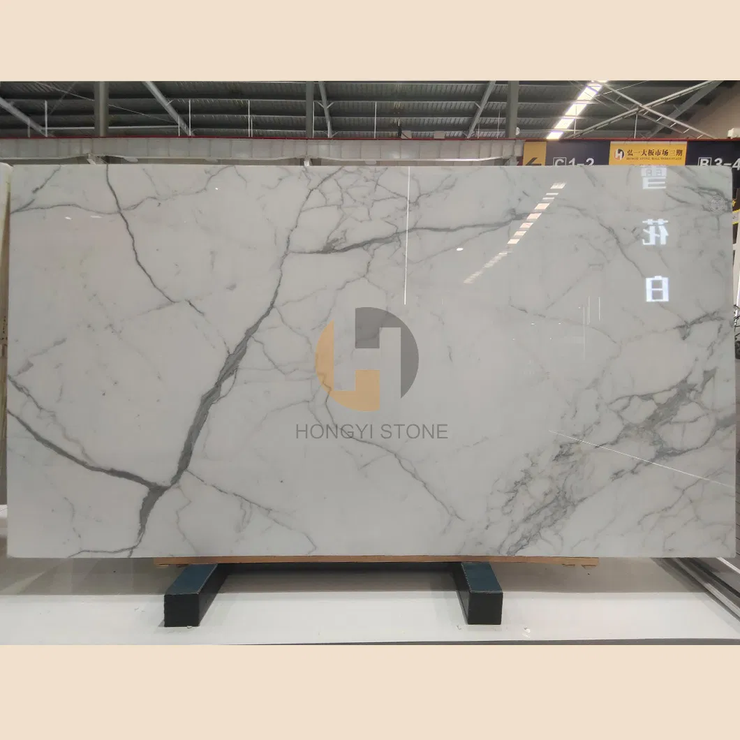 Best Price Italian Calacatta White Marble for Wall/Tile/Countertop/Kitchen/Bathroom for Home Hotel Decor