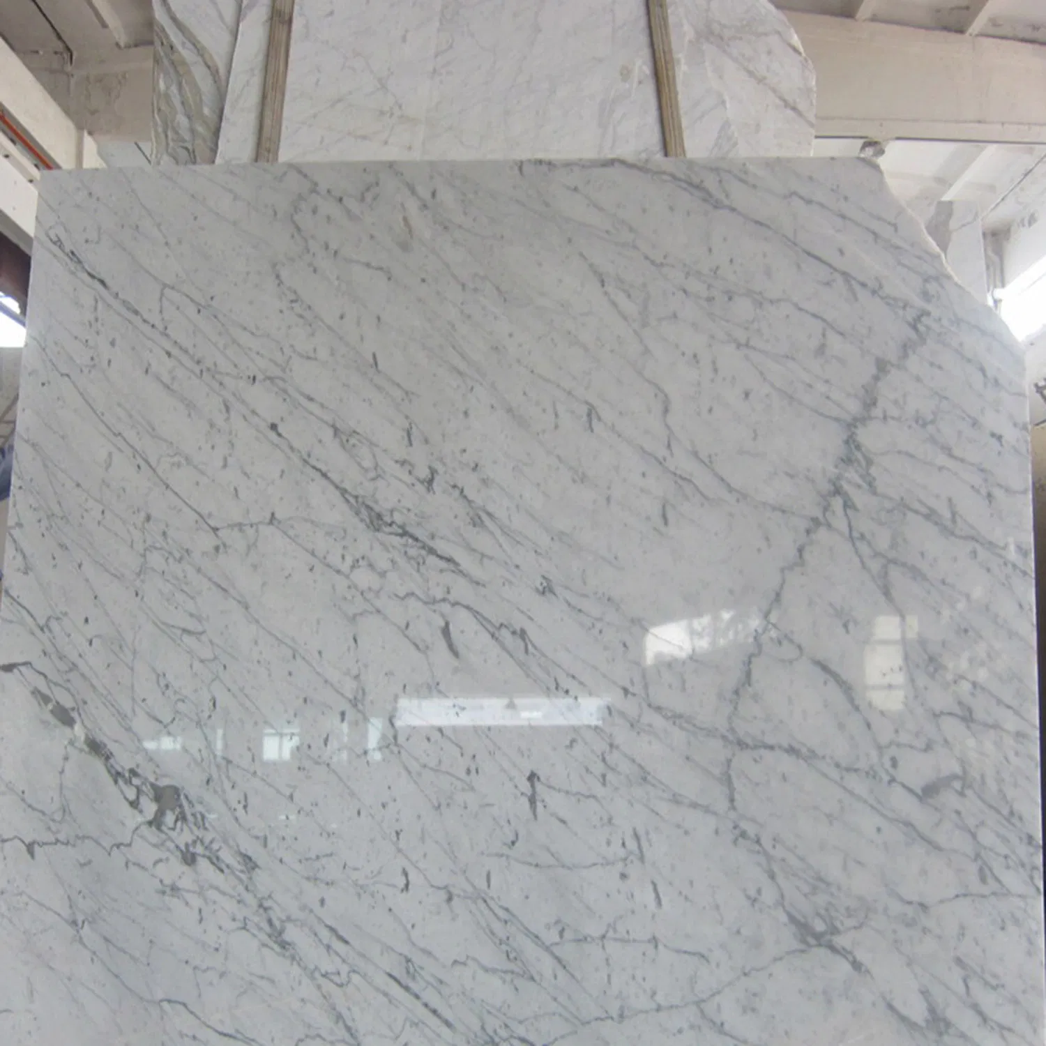 Building Materials Italy White Marble Stone Colors Bianco Carrara Marble Polishing