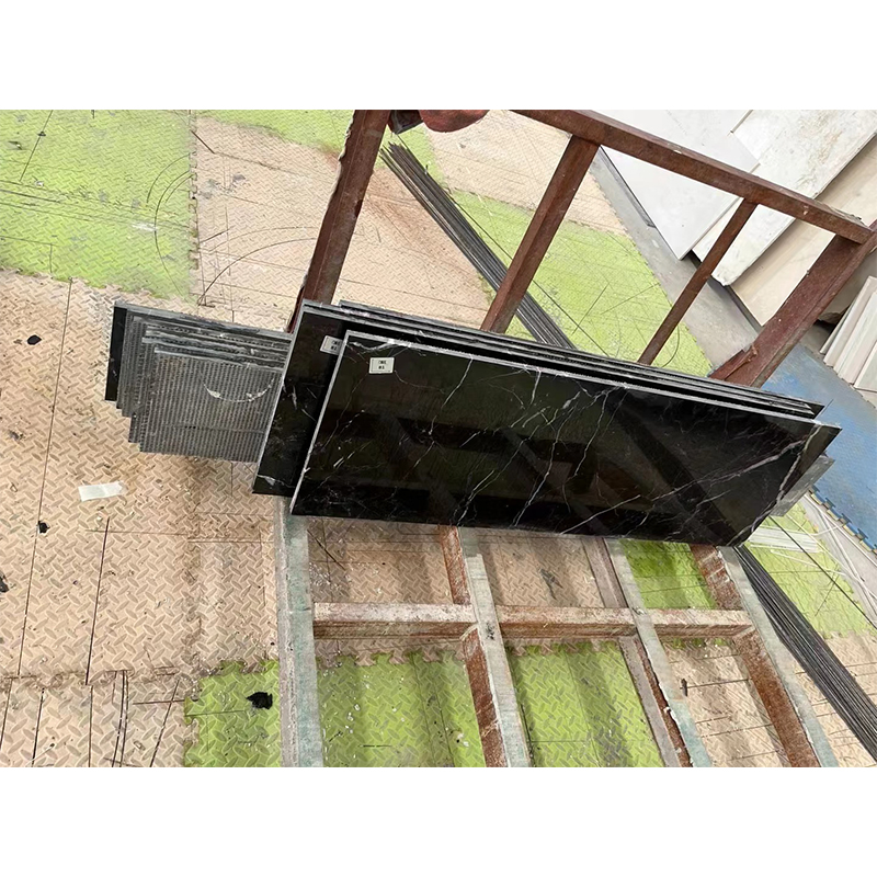 Black Stone Nero Marquina Marble for Slabs/Tiles/Countertop/Worktop/Vanitytop/Stairs/Risers Price
