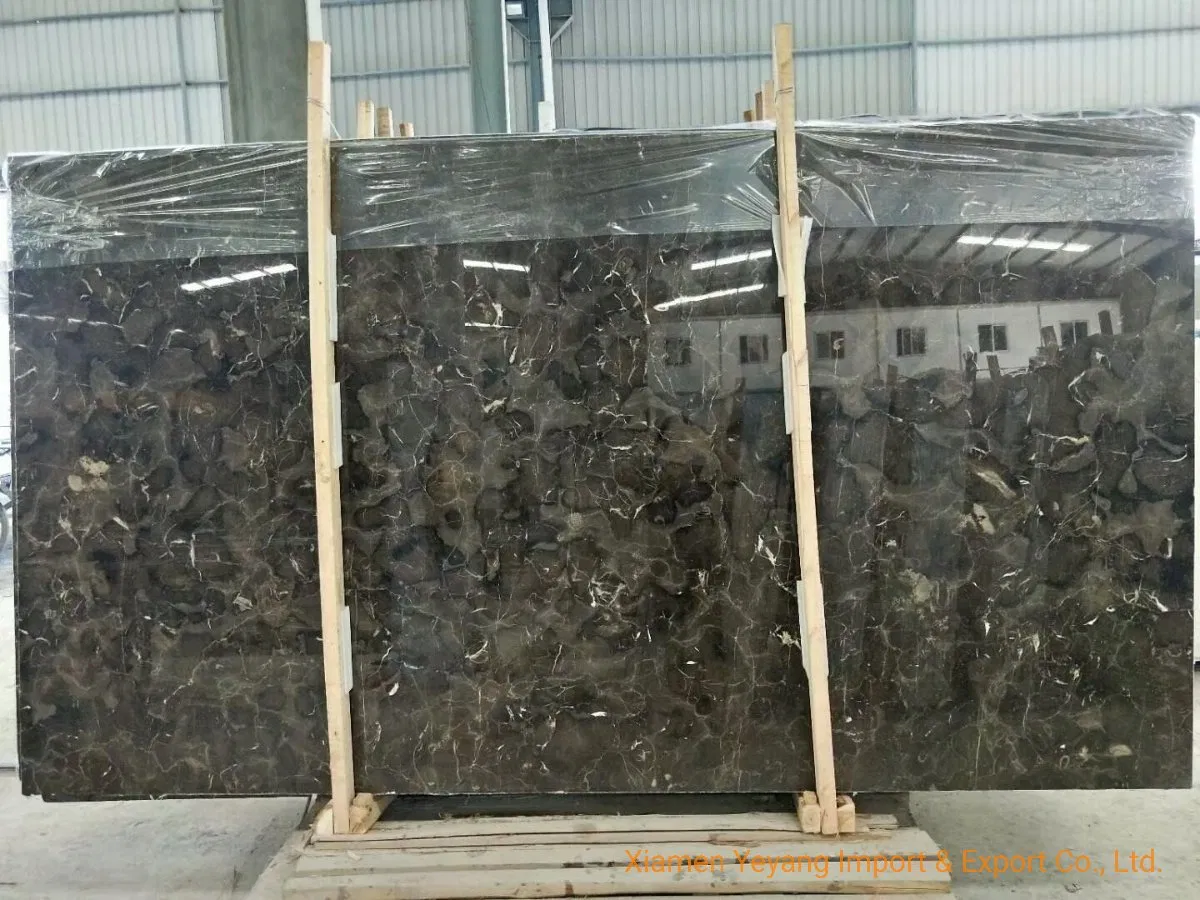 Natural Dark Brown Emperador Marble for Hotel Project
