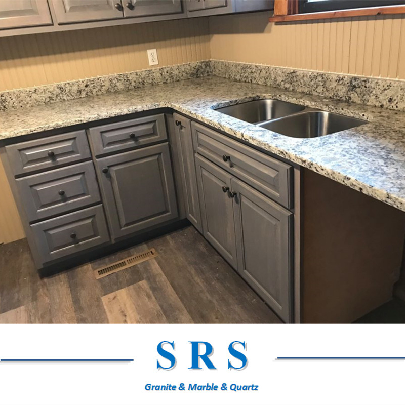 Coulour Prefab Santa Cecilia Granite Stone Polished Kitchen Countertop