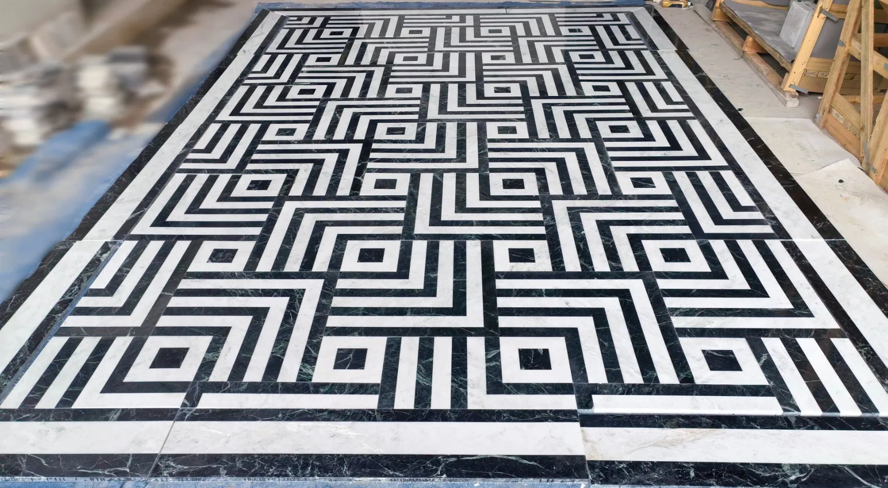 Eco-Stone Recycled Marble Slab Engineered Stone Veneer Natural