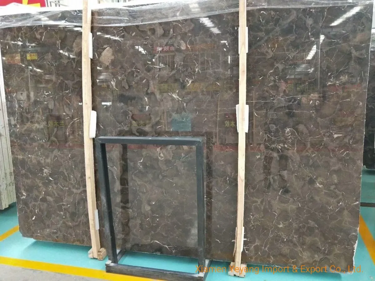 Natural Dark Brown Emperador Marble for Hotel Project