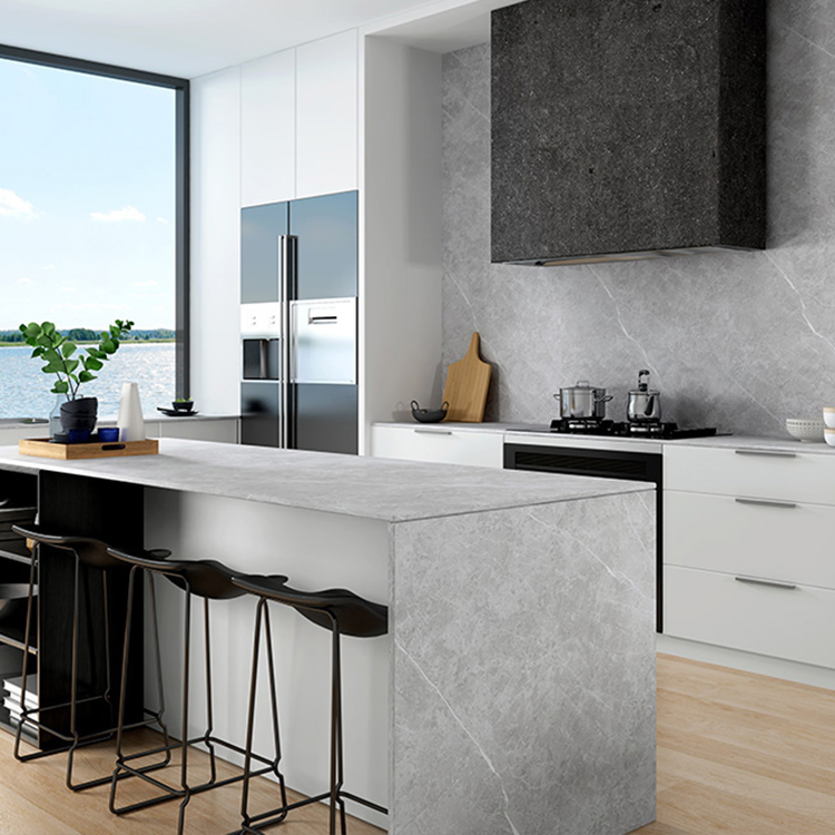 Sintered Slab Soft Flicker Glazed Surface Decoration Big Size Stone Veneer 800*2600mm