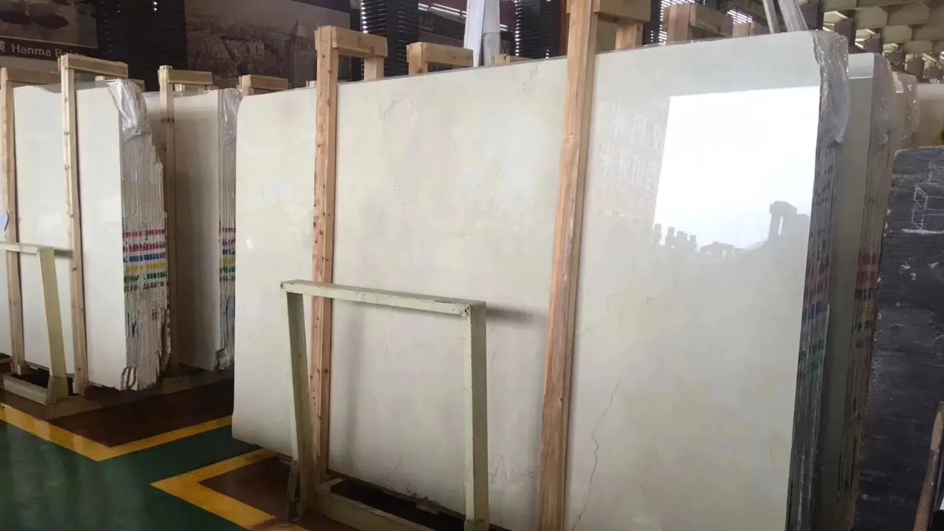 Crema Marfil Marble Slab Tile for Indoor Building Material Decoration