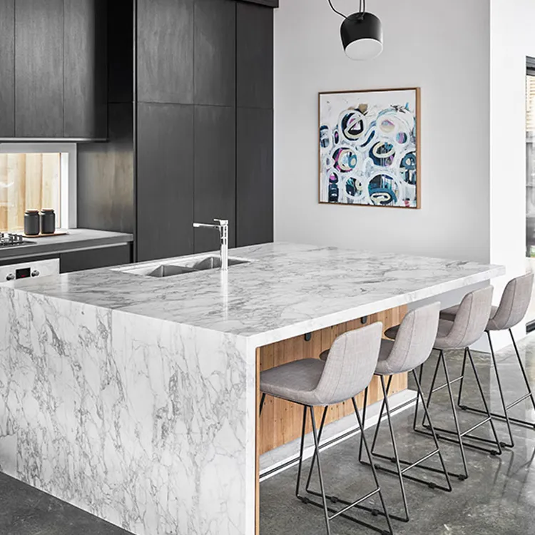 White Marble Benchtop 1
