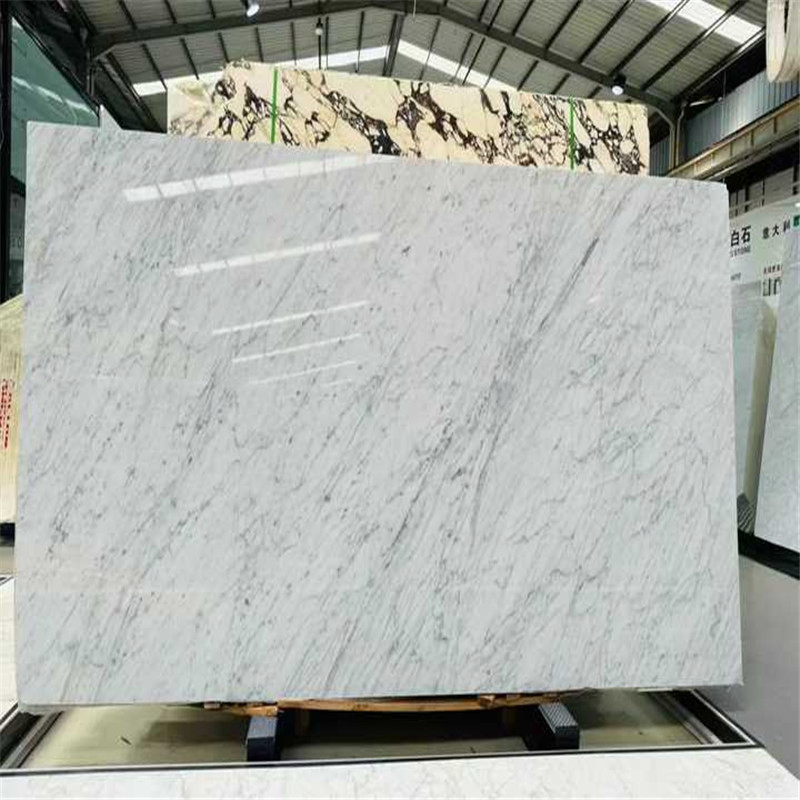Factory Direct Customized Italian Carrara White Marble for Wall Floor Countertops Indoor Decoration