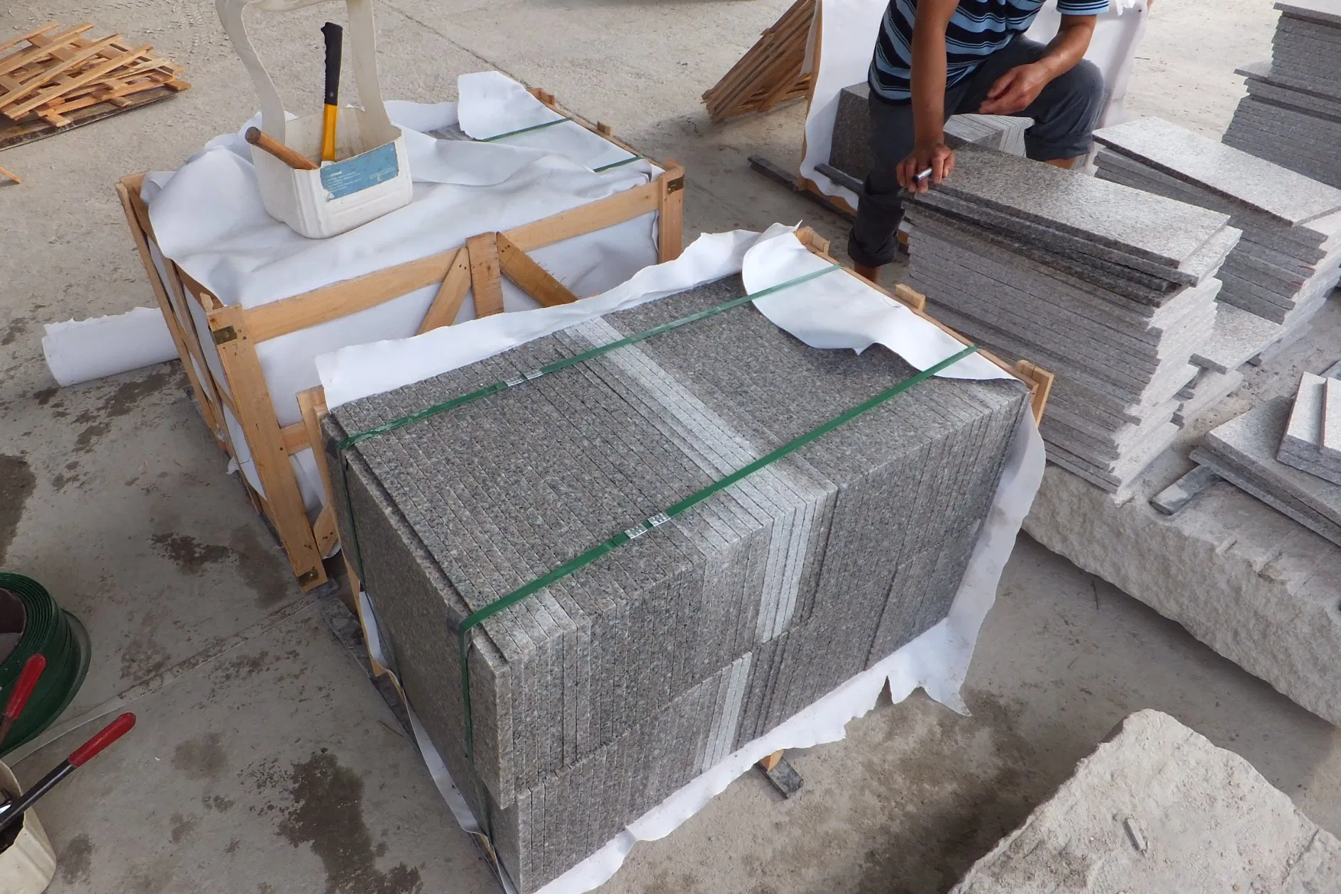 Light Grey G603/Yellow G682/ G664 Brown Granite Slab and Tiles, Granite