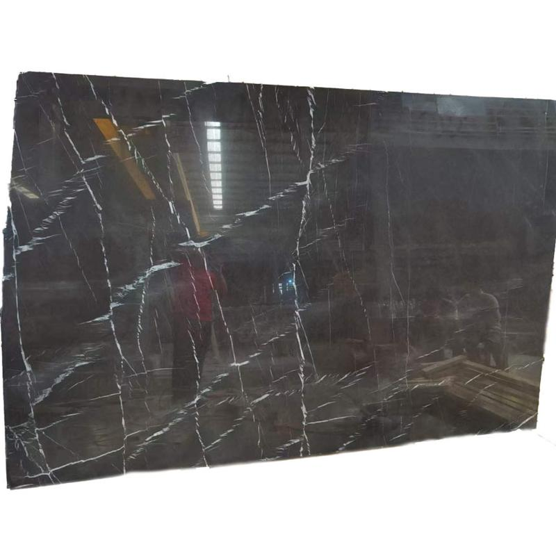 Natural Stone Nero Black Marquina Marble Wall Panel Low Price Large Black Marble Stair and Floor Tiles