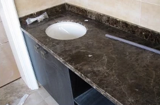 Dark Emperador Marble Detail 6