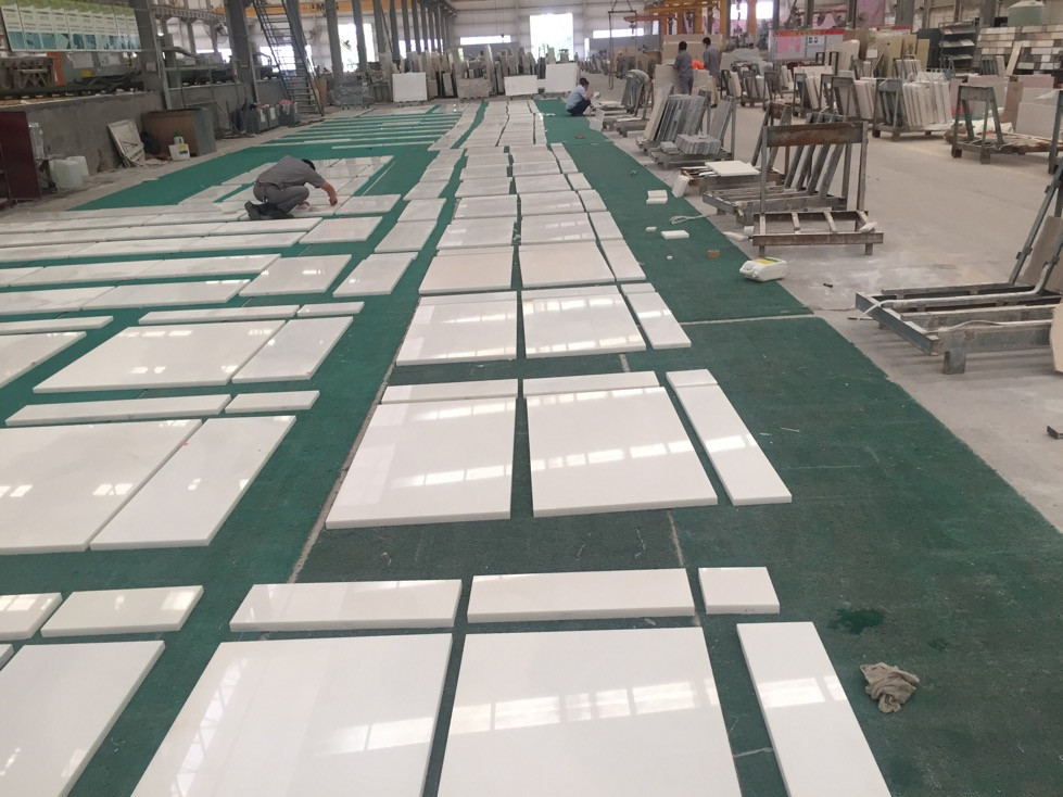 Greek Polished Pure Thasos White Marble for Kitchen/Bathroom/Wall/Floor