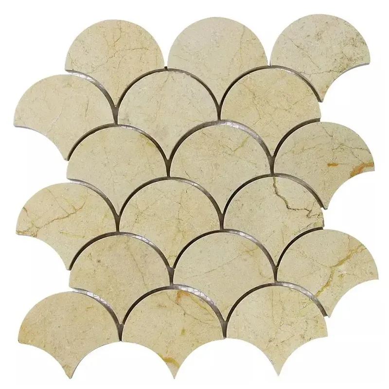 Crema Marfil Marble Mosaic