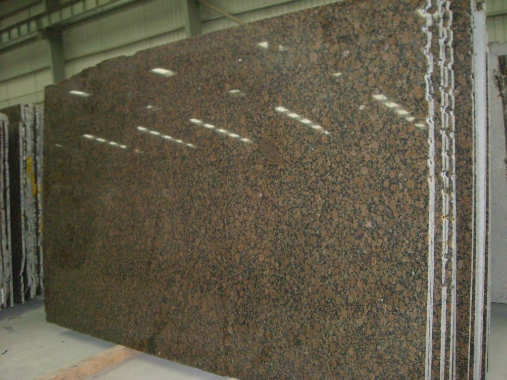 Baltic Brown Granite Slab for Kitchen Countertop or Flooring
