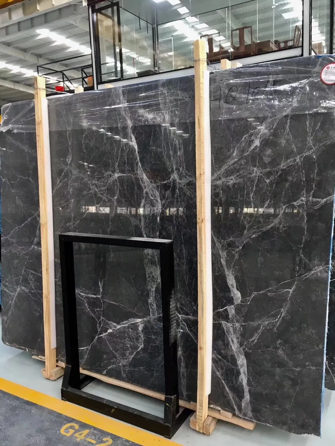 Natural Stone Emperador Grey Hermes Dark Gray Marble Slabs for Home/Hotel