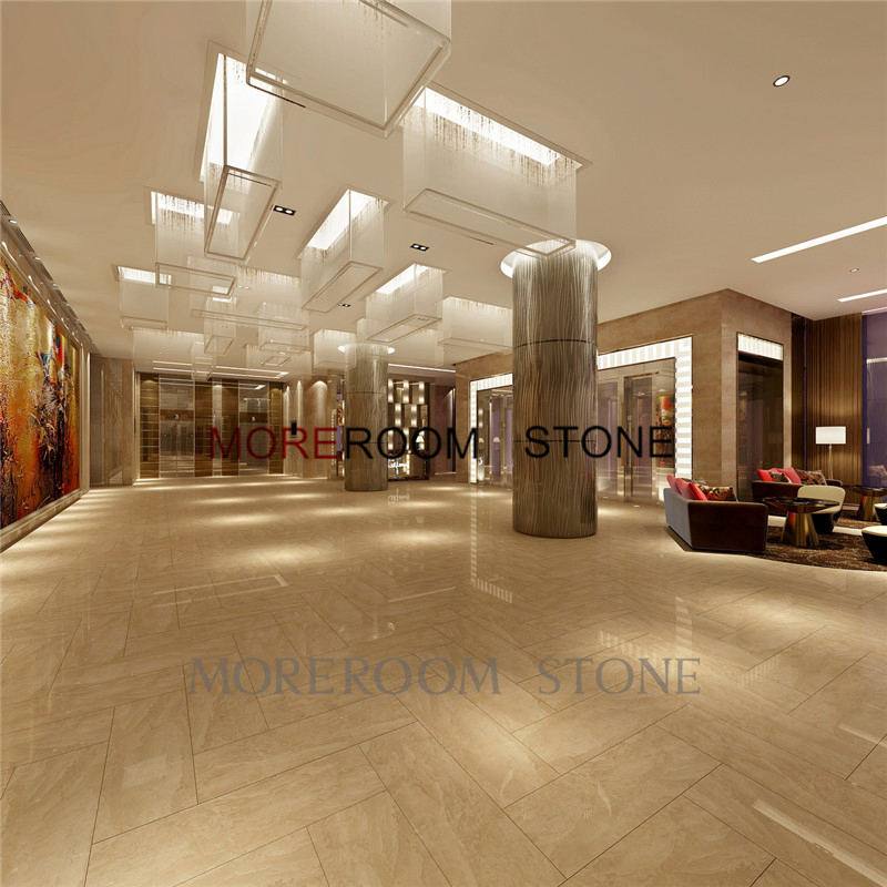 China Manufacturer Beige Marble Crema Marfil Wall Panels White Marble Tiles