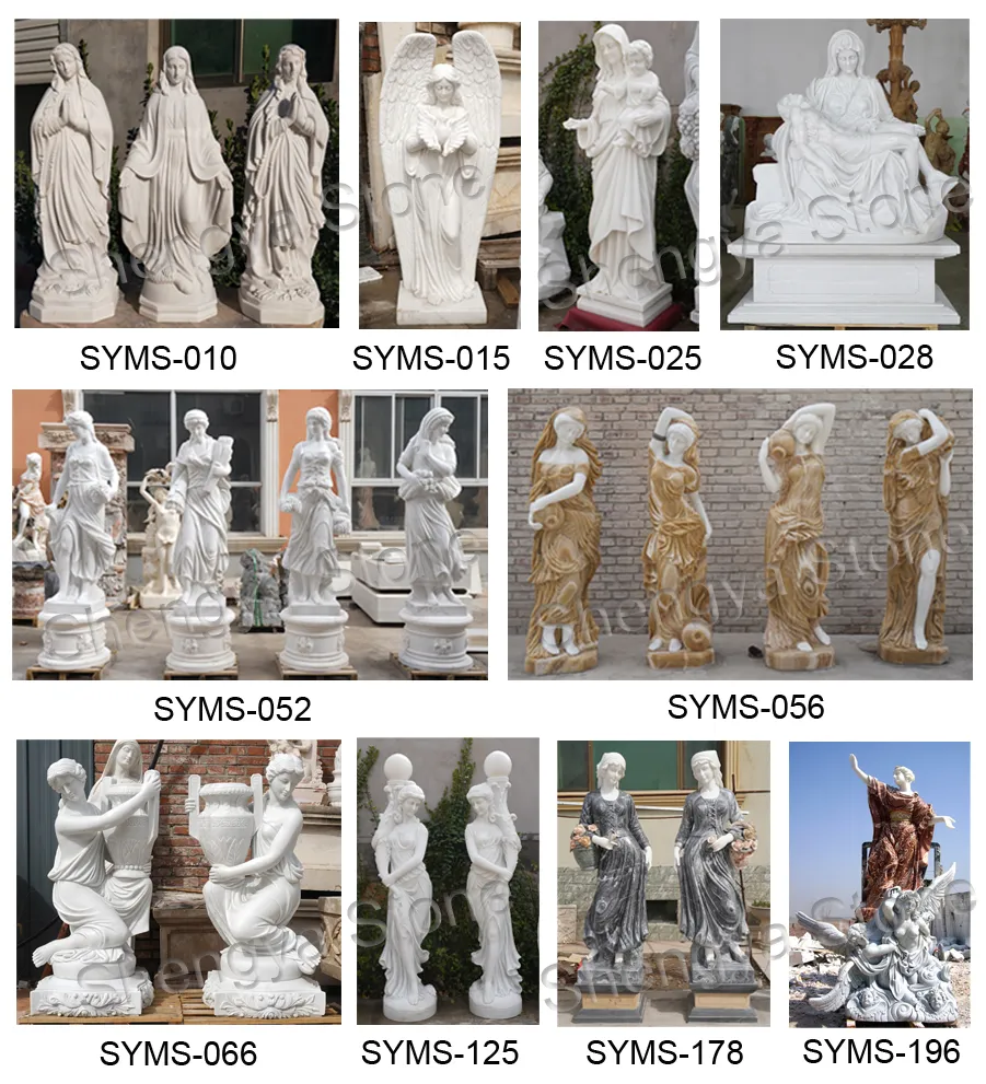 Marble Figure Statue Detail