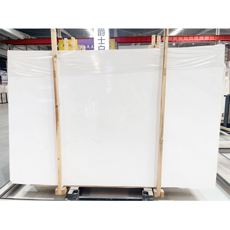 Home Villa Hotel Bathroom Marble Wall Floor Tiles Crystal Pure White Marble Slab Snow White Thassos Marble