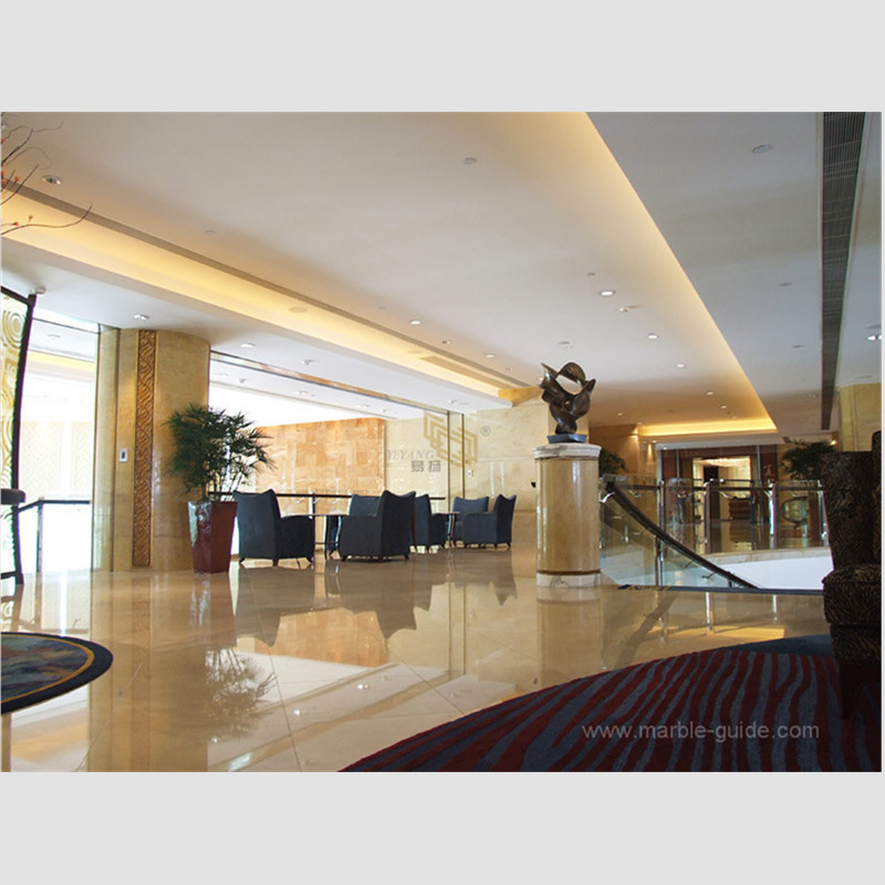 Factory Supply Crema Marfil Marble Slab Tiles for Hotel Countertop/Flooring/Staircase/Vanity Top