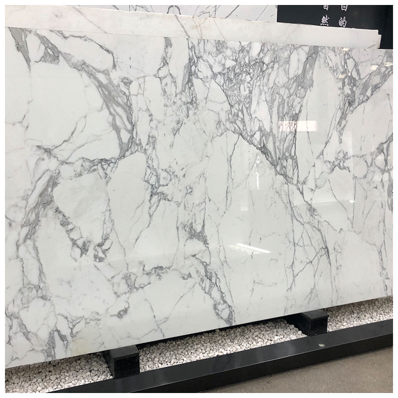 Premium Natural White Statuario/Statuary Marble for Tiles and Countertops