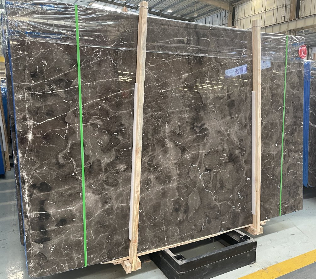 China Natural Stone polished/honed Brown Emperador Dark Marble Slabs for interior floor/wall background/tiles/countertops/stairs/sills/mosaic decoration