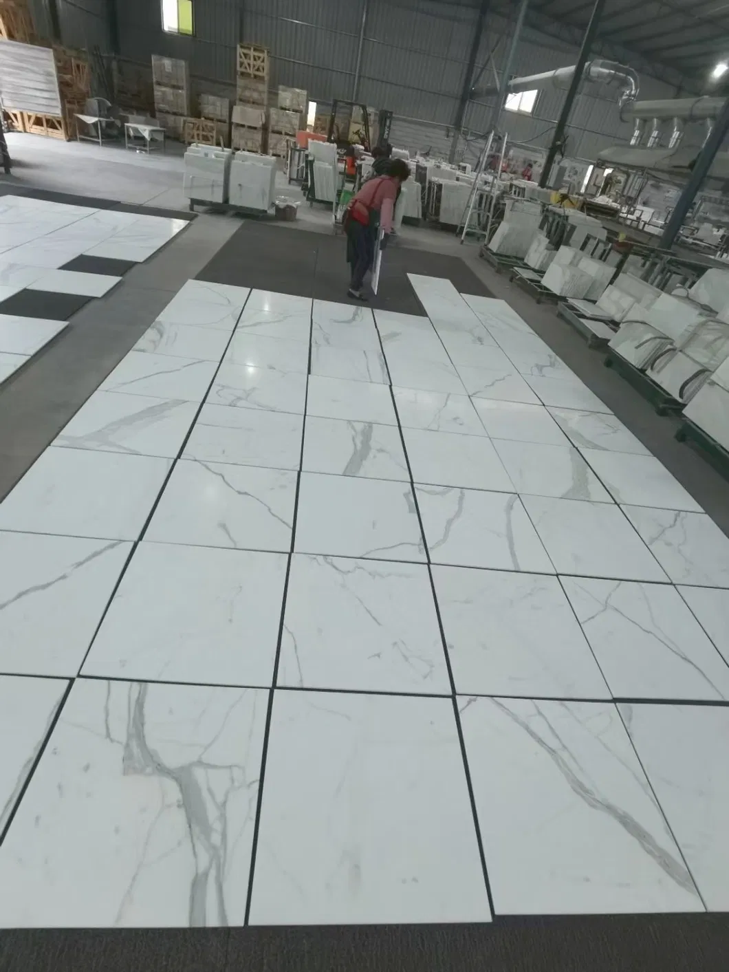 Calacatta White Marble Detail 1