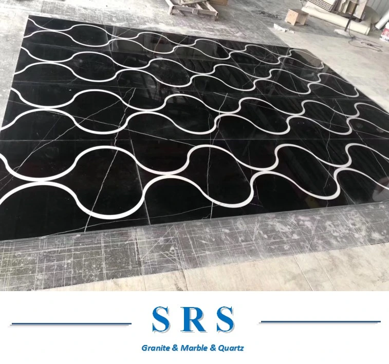 Natural Stone Beige/Grey/Red Portoro Gold/Laurent/Nero/Black Marquina Marble for Wall Floor Countertop Interior Design