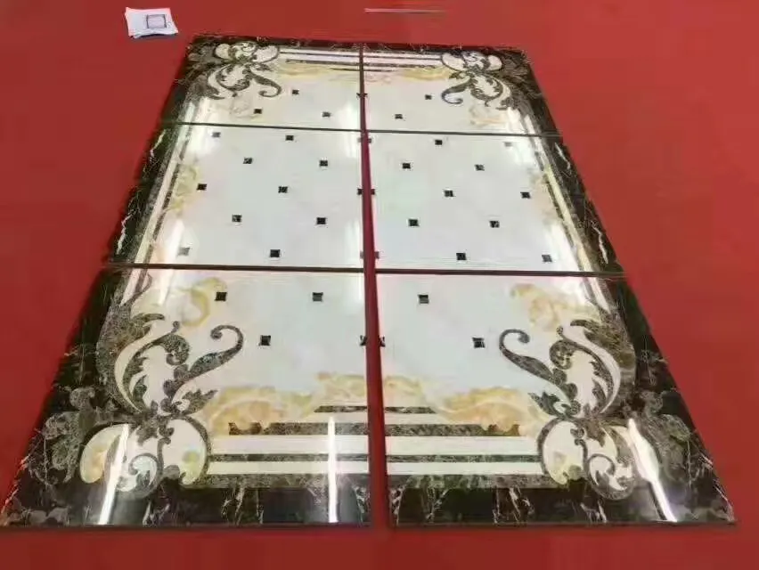 Natural Stone Marble Water-Jet Medallion 1