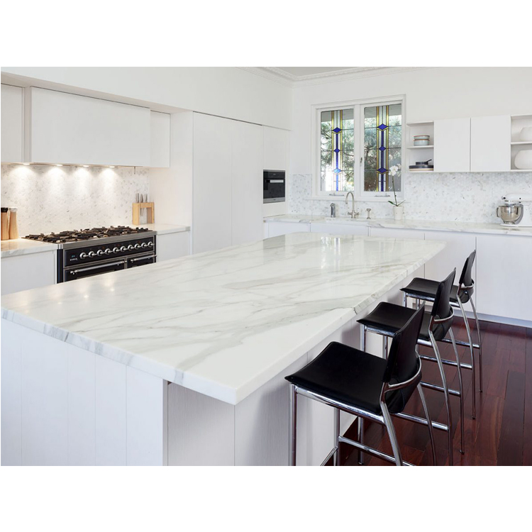 Australian Kitchen Table Italian White Marble Bench Tops Countertops Stone Quartz Marble Benchtop
