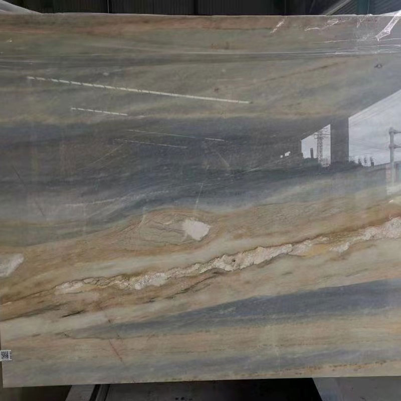 Granite Pictures Decorative Tiles Waterjet Inlay Design Green Blue Marble Flooring