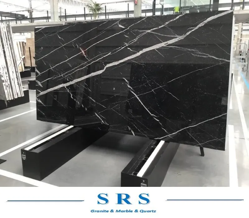 Black White Beige Nero Marquina Artificial Engineered Natural Marble for Slab Floor Wall Stone Tiles