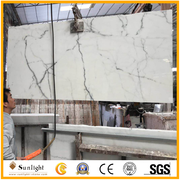 Luxury Marble Wholesale Italian Statuario Calacatta White Marble Tile