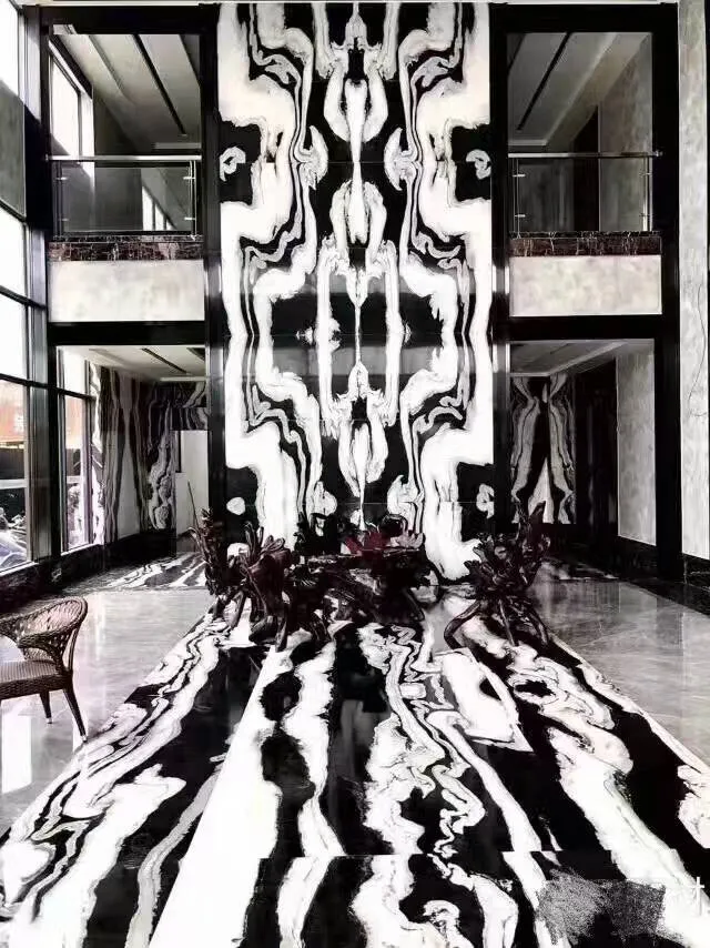 Natural White Wooden Grain Marble Stone Veneer