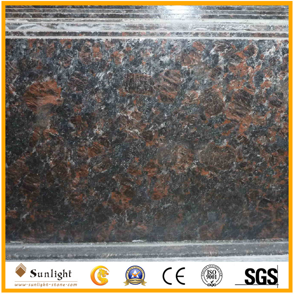 Cheap Polished Tan Brown Granite Slabs for Countertop/Vanitytop/Flooring/Paving