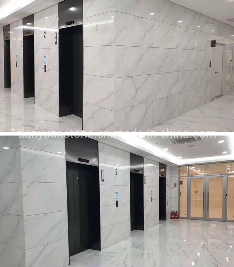 Natural Stone Chinese Polished Guangxi/Bianco Carrara White Marble