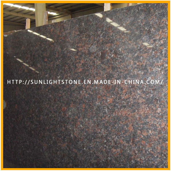 Cheap Polished Tan Brown Granite Slabs for Countertop/Vanitytop/Flooring/Paving