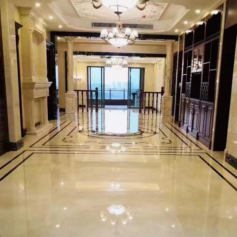 Crema Marfil Marble Beige Classic Beige Marble Stairs Tile Design