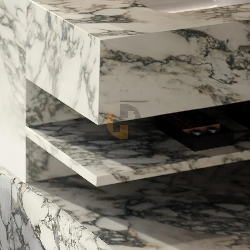 Cheapest Natural Stone Italian Calacatta White Luxury Marble for Wall/Floor/Countertops/Vanities