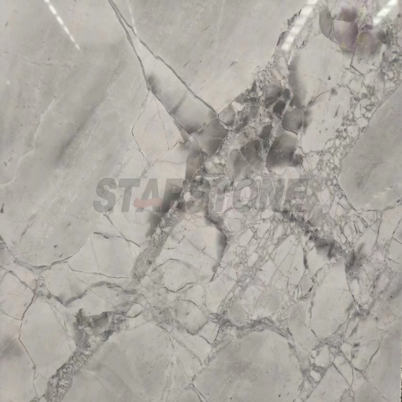 Luxury Calacatta White Marble Slabs for Kitchen Countertop and Living Room