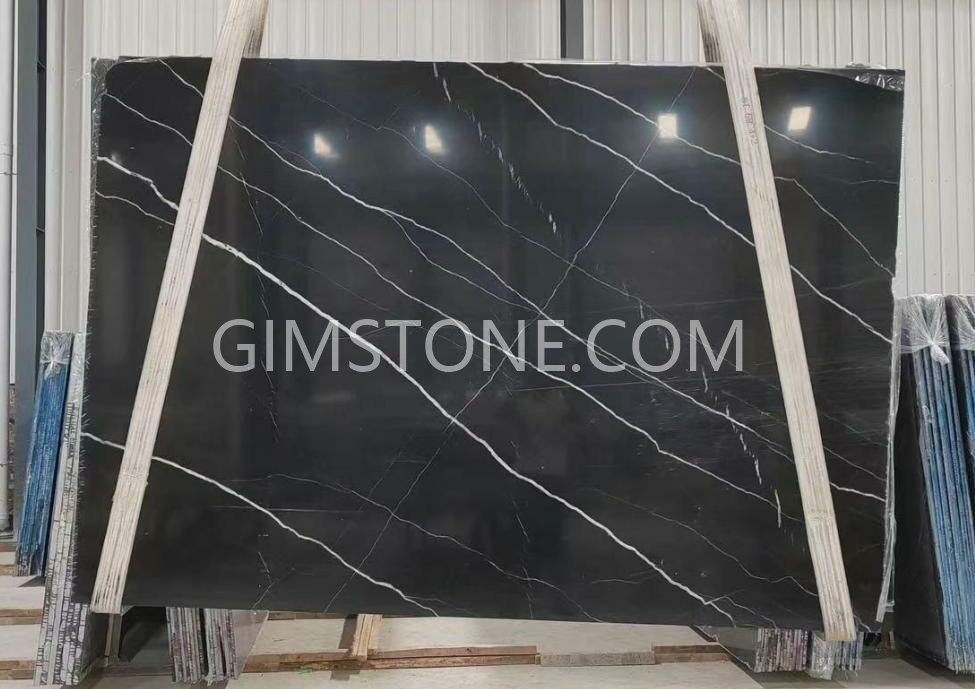 Classic Black Marble Nero Marquina Marble for Wall Panel/ Floor Tile/ Countertop/ Vanity Top/Fireplace/Composite Panel/Tread