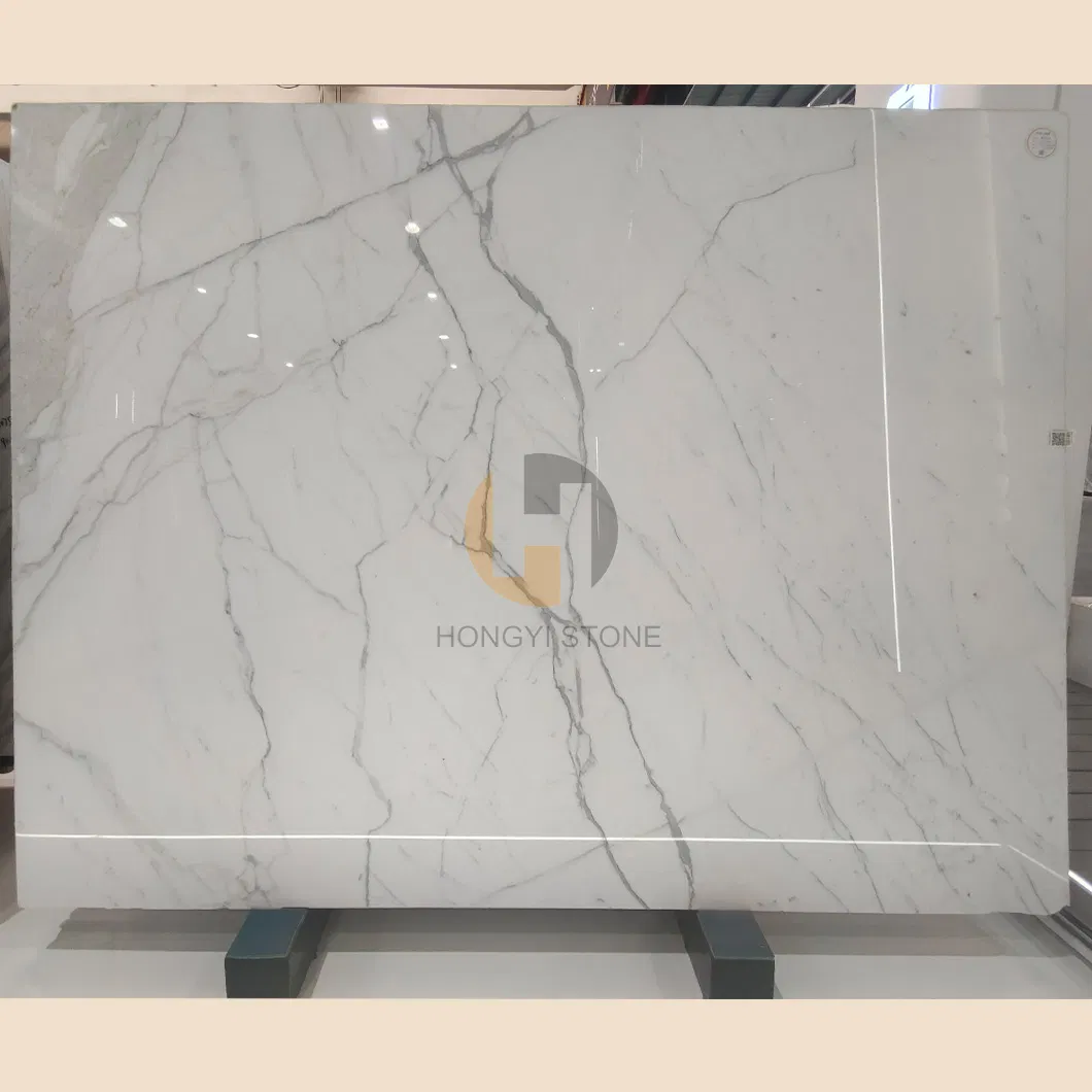 Best Price Italian Calacatta White Marble for Wall/Tile/Countertop/Kitchen/Bathroom for Home Hotel Decor