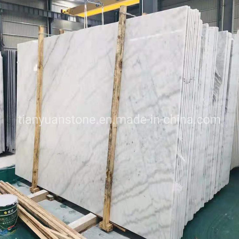 Natural Stone Chinese Polished Guangxi/Bianco Carrara White Marble