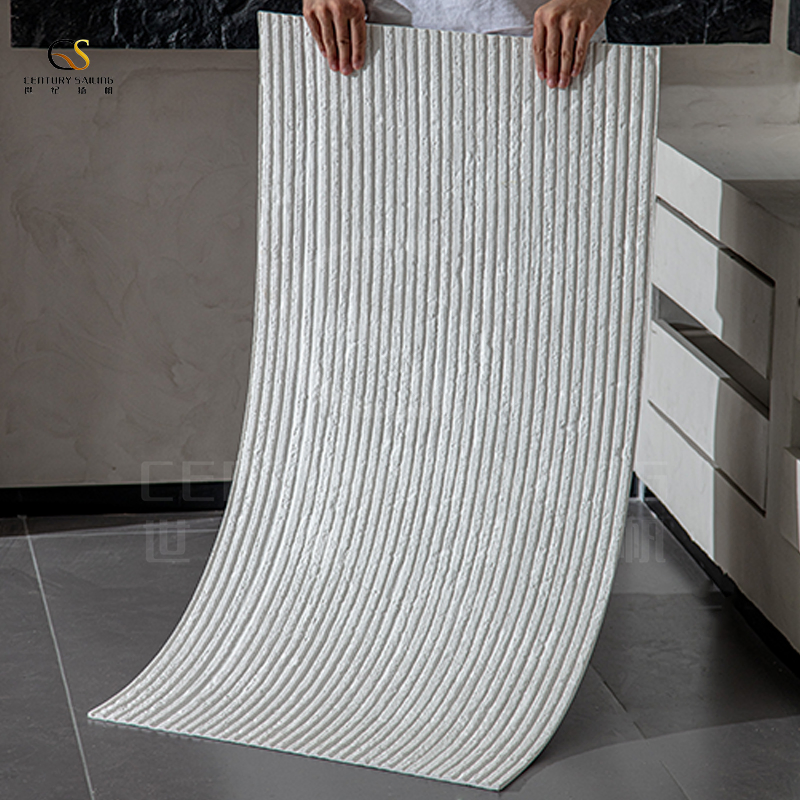 Centurysailing Flexible Stone Imitation Polished Stone Soft Wall Cladding 600*1200mm Flexible Stone Veneer Stripe
