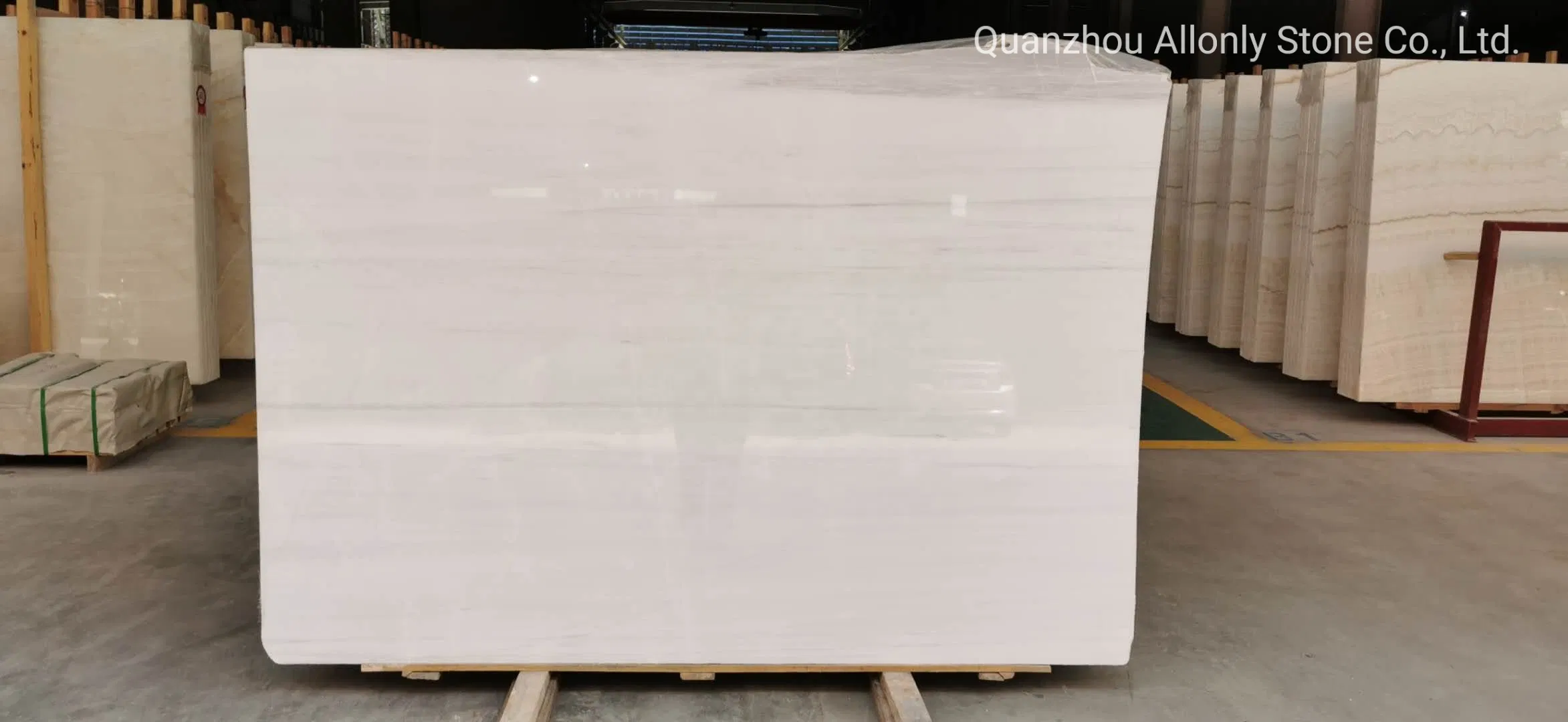 Wterjet Hall Design Bianco Dolomite Stone Slab Natural Star White Marble Floor for Hotel