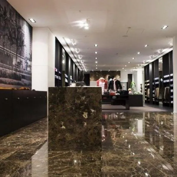 Dark Brown Emperador Marble Project 4